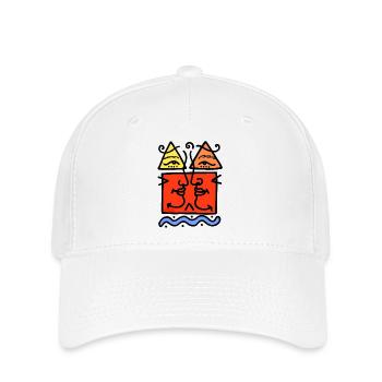 Von Angesicht zu Angesicht - Flexfit Cap - Weiß - Vorne