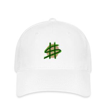 dollar - Casquette Flexfit - blanc - Devant