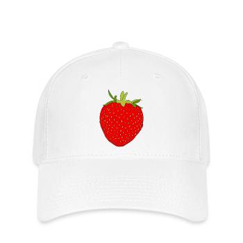 Fraise - Casquette Flexfit - blanc - Devant