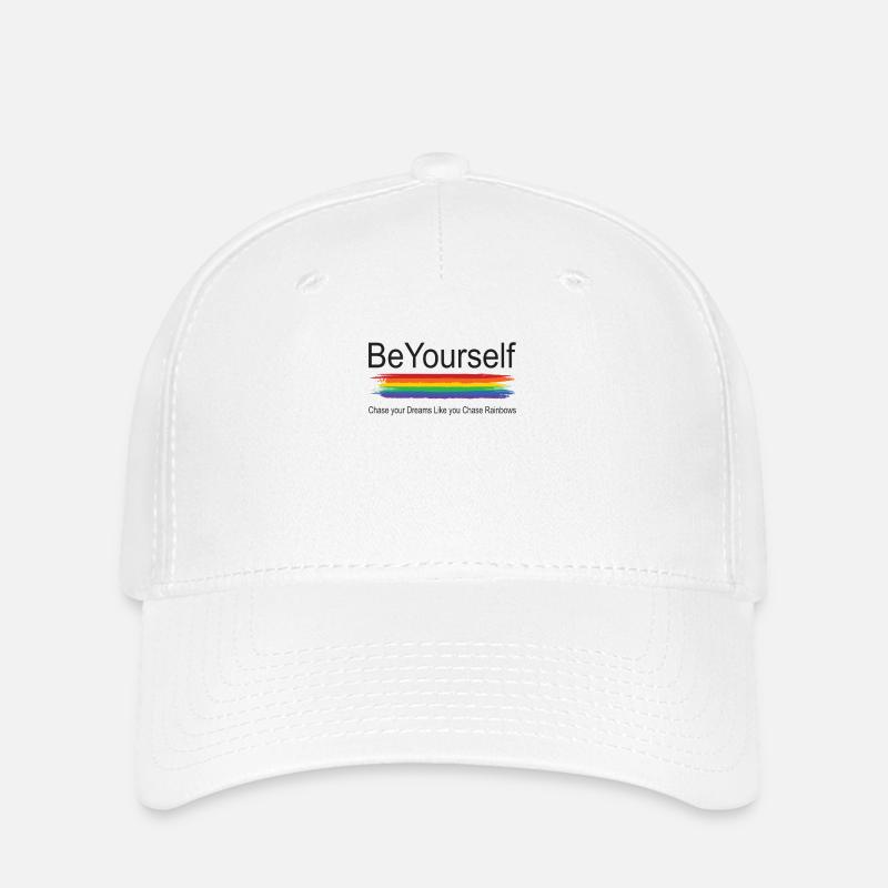 Be Yourself - Flexfit Cap - white