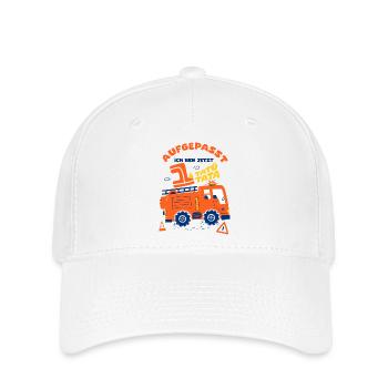 Feuerwehrmann 1 Jahr - Flexfit Cap - Weiß - Vorne