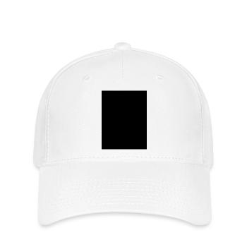 schwarz - Flexfit Cap - Weiß - Vorne