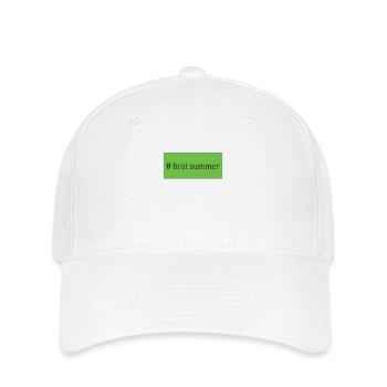 # brat summer - Flexfit Cap - white - Front