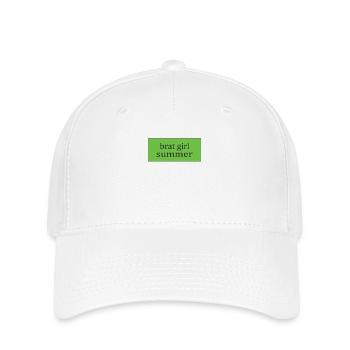 brat Girl summer - Flexfit Cap - white - Front