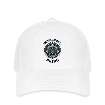 American Indian Indigenous Pride - Flexfit Cap - white - Front