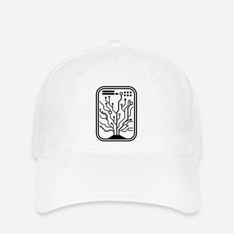 Micro Chip - Flexfit Cap - white