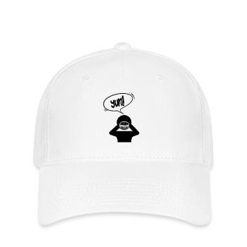 Burger Food - Flexfit Cap - Weiß - Vorne
