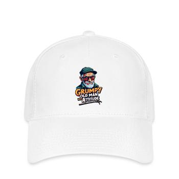 MÜRRISCHER OLDMAN - Flexfit Cap - Weiß - Vorne