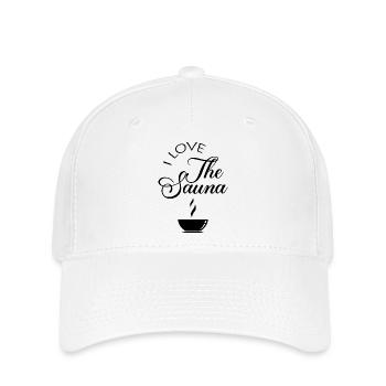 Sauna Spa bien-être - Casquette Flexfit - blanc - Devant