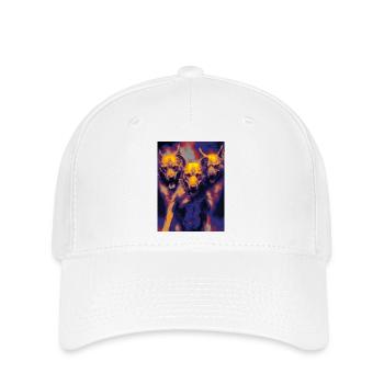 Cerberus - Flexfit Cap - white - Front