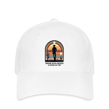 Cow-boy - Casquette Flexfit - blanc - Devant