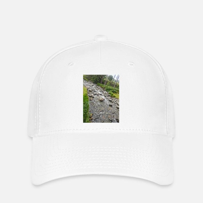 Rocky stream - Flexfit Cap - white