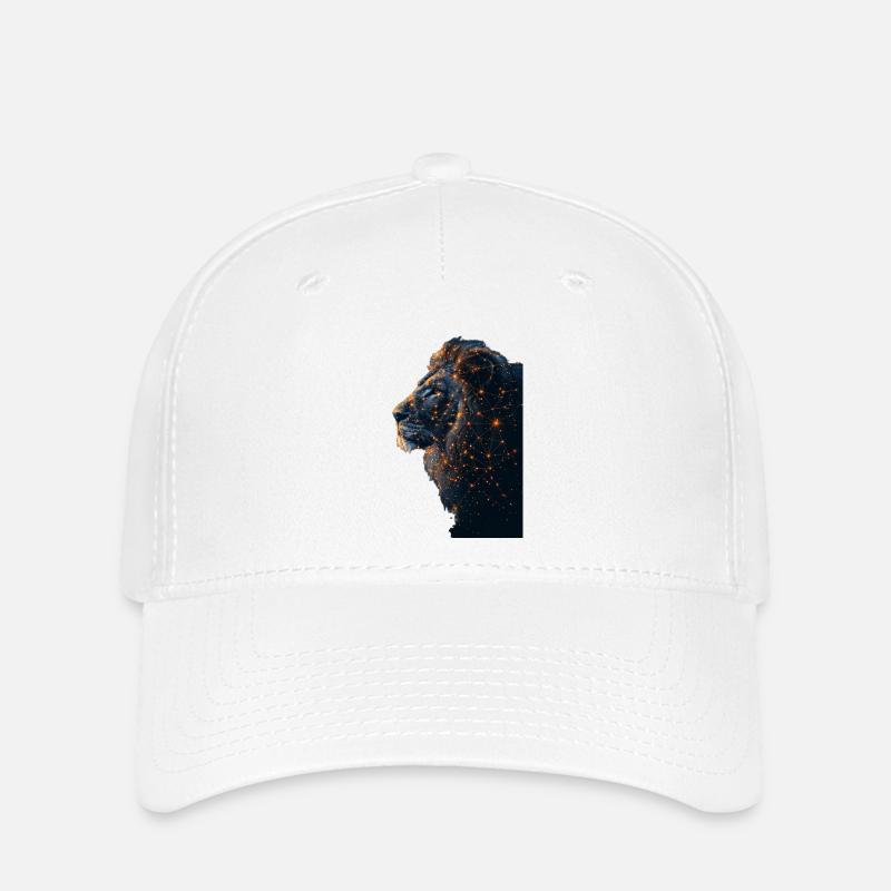 Lion - Flexfit Cap - white