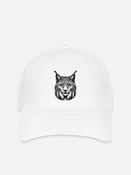 Luchs - Flexfit Cap - Weiß