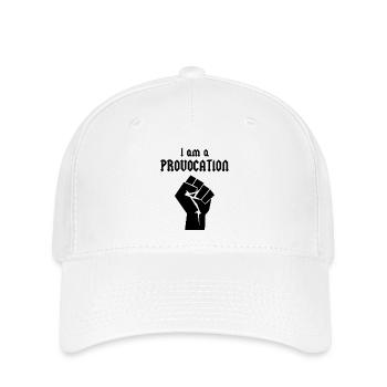 Je suis une provocation - Casquette Flexfit - blanc - Devant