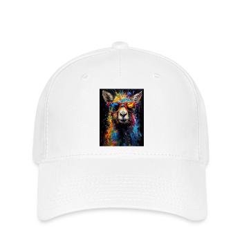 Colorful Animal Portrait - Flexfit Cap - white - Front