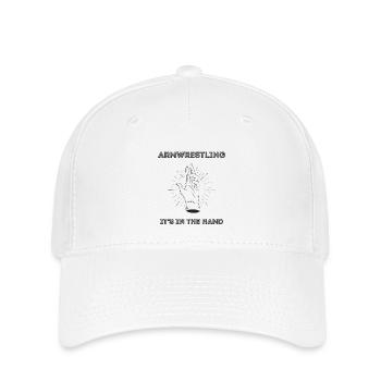 Armwrestling - Flexfit Cap - Weiß - Vorne