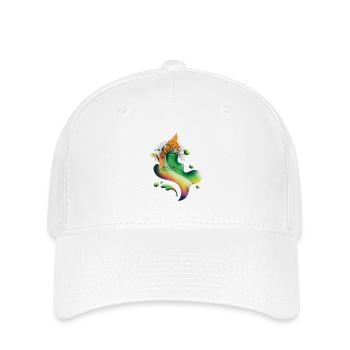 Baumgeist Regenbogenblüte - Flexfit Cap - Weiß - Vorne