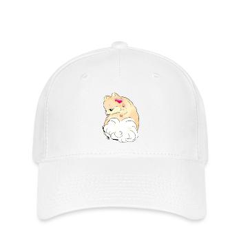 Pommersche Mimosenblüte - Flexfit Cap - Weiß - Vorne