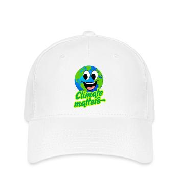 CLIMATE MATTERS - Casquette Flexfit - blanc - Devant
