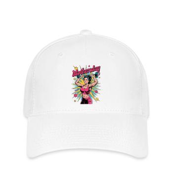Fit Mom Power – Motif Pop Art pour la fête des mères - Casquette Flexfit - blanc - Devant