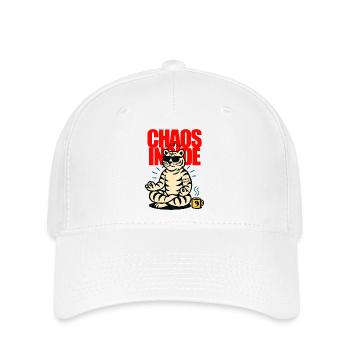 Chaos - Flexfit Cap - white - Front