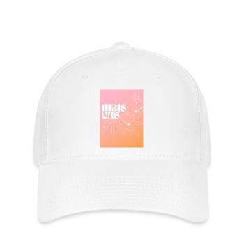 Hibiskus Individuelles Blumendesign - Flexfit Cap - Weiß - Vorne
