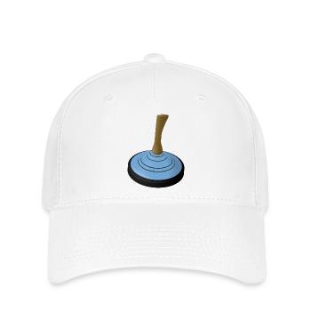 2025-EISSTOCK-hellblau - Casquette Flexfit - blanc - Devant