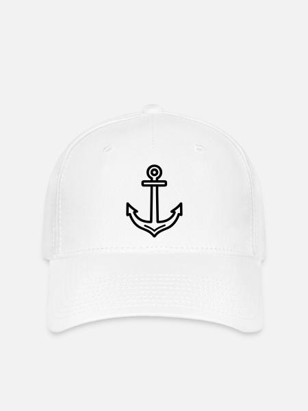 Anker - Flexfit Cap - Weiß
