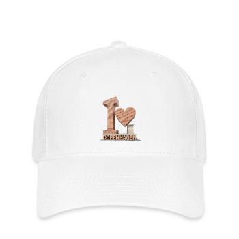 I Love Copenhagen – Architectural City Design - Flexfit Cap - white - Front
