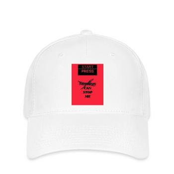 Start Press Nichts kann mich aufhalten - Flexfit Cap - Weiß - Vorne