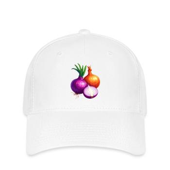 Oignons - Casquette Flexfit - blanc - Devant