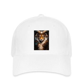 Tiger Horn Fantasy Art - Flexfit Cap - white - Front