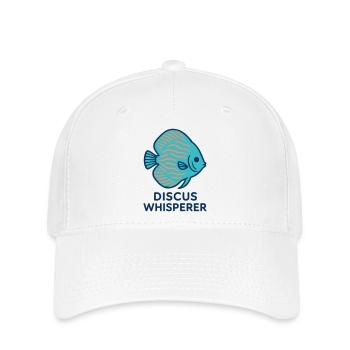 Passionate about Blue and Orange Discus Fish - Flexfit Cap - white - Front