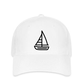Boot - Flexfit Cap - Weiß - Vorne