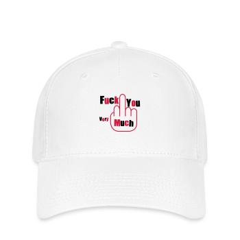 fuckyou - Flexfit Cap - Weiß - Vorne