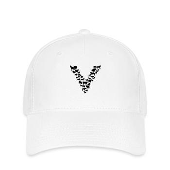 vegan - Casquette Flexfit - blanc - Devant