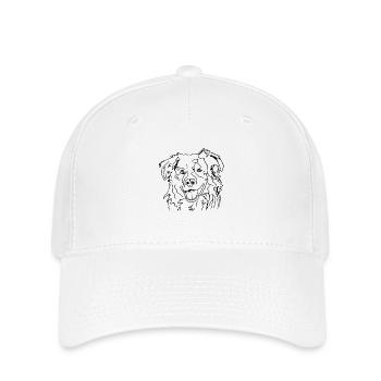 Australian Shepherd - Flexfit Cap - Weiß - Vorne