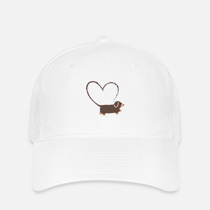 Vierbeinige Liebe - Flexfit Cap - Weiß