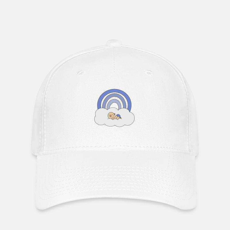 Bébé arc-en-ciel - Casquette Flexfit - blanc