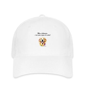 Labrador rayon de soleil - Casquette Flexfit - blanc - Devant
