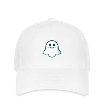 Gespenst türkis - Flexfit Cap - Weiß - Vorne