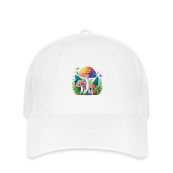 Fantasy-Pilz - Flexfit Cap - Weiß - Vorne