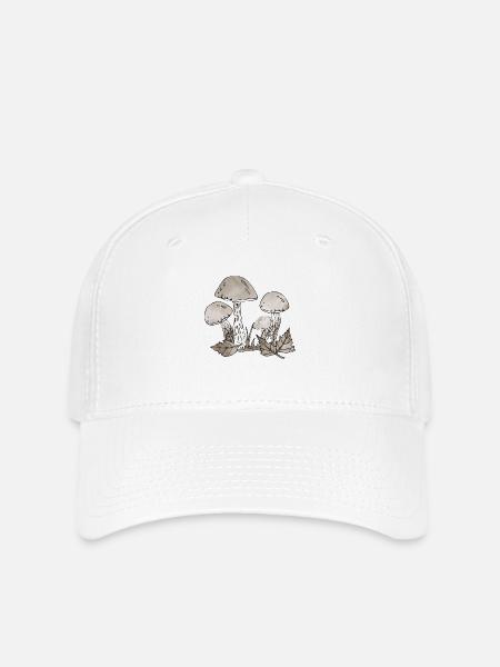 Pilze - Flexfit Cap - Weiß