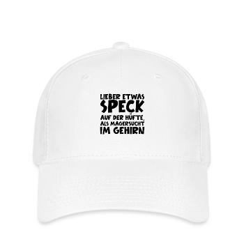 Lustiger Spruch Bild Witzig Humor Geschenkidee - Flexfit Cap - Weiß - Vorne