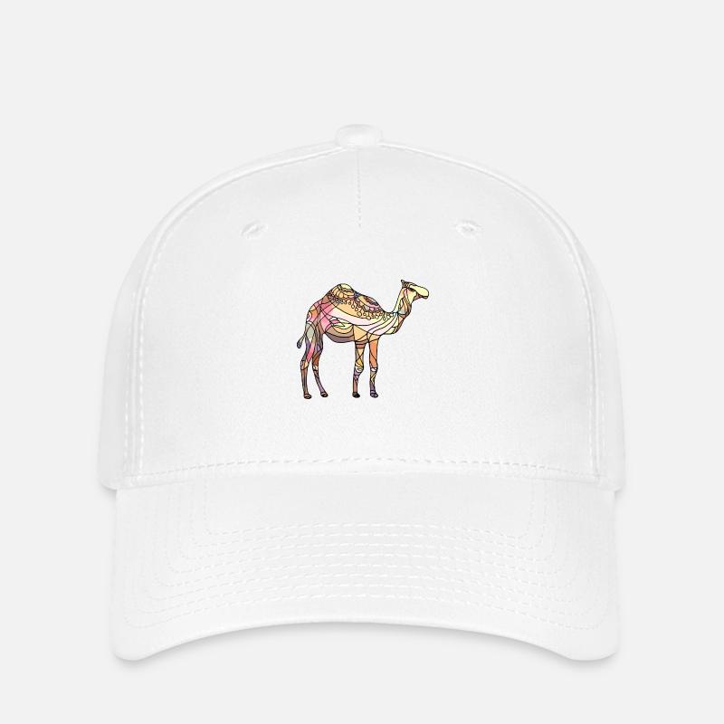 Camel - Flexfit Cap - white