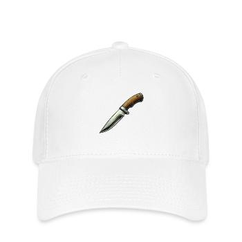 knife - Flexfit Cap - white - Front