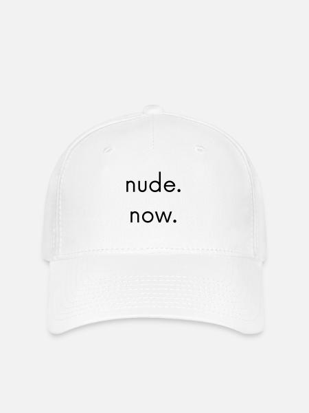 Nude Now - Flexfit Cap - Weiß