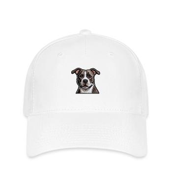 American Staffordshire Terrier - Flexfit Cap - Weiß - Vorne