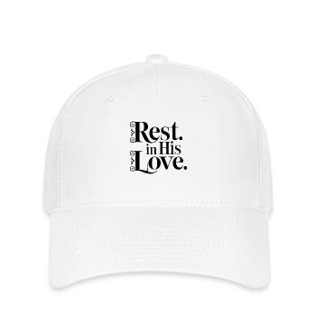 in his love - Flexfit Cap - white - Front